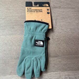 The North Face Teal Fleece Gloves